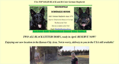 Desktop Screenshot of blackgermanshep.com